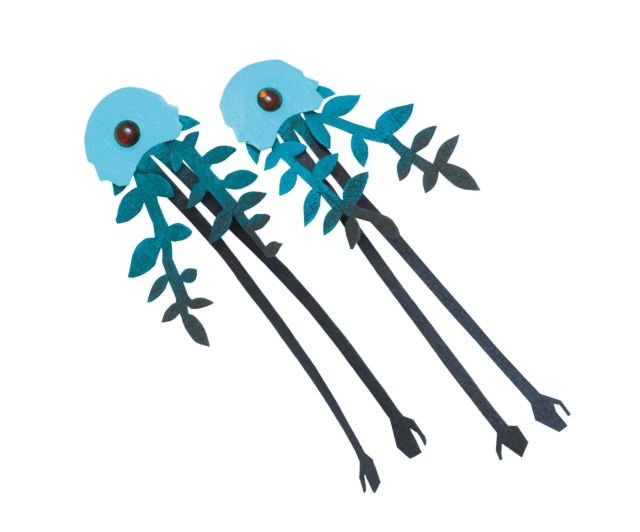 Adriana lisowska kolczyki: bursztyn bałtycki, lakierowany metal